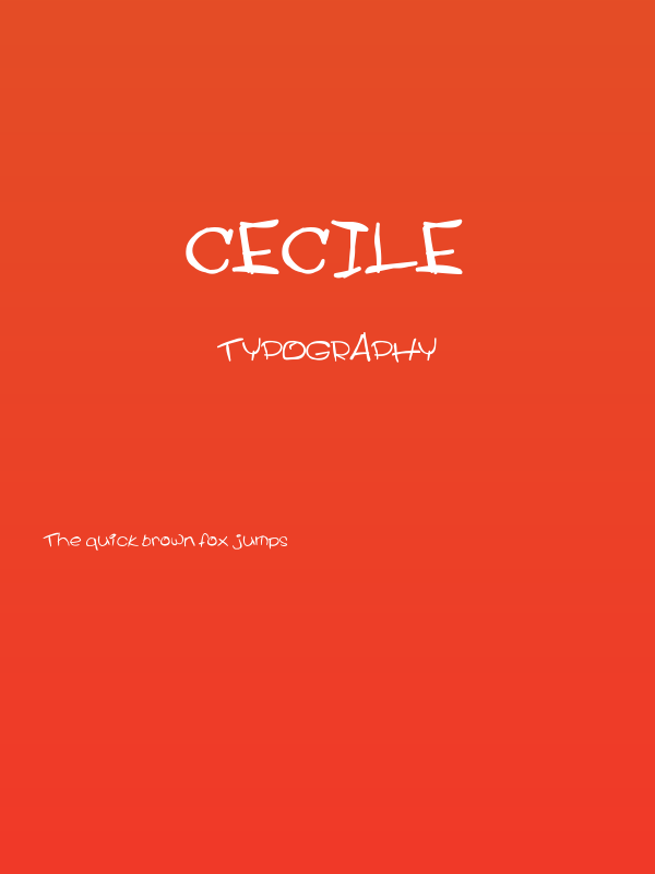 CECILE Poster