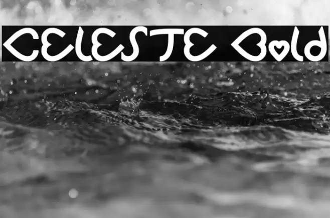 CELESTE Bold Font examples