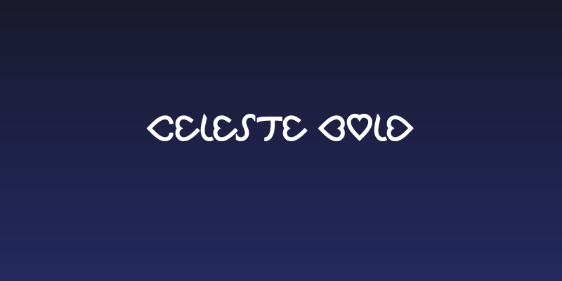 CELESTE Bold Social Header
