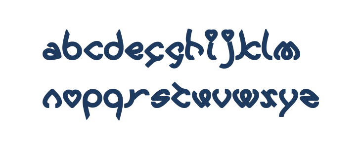 CELESTE Bold Lowercase