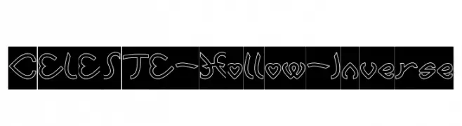CELESTE-Hollow-Inverse  Frei Schriftart Herunterladen