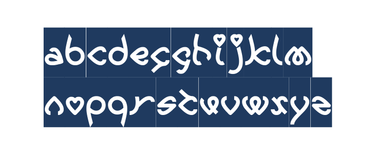 CELESTE-Inverse Lowercase