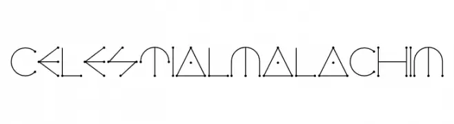 CELESTIALMALACHIM  Frei Schriftart Herunterladen