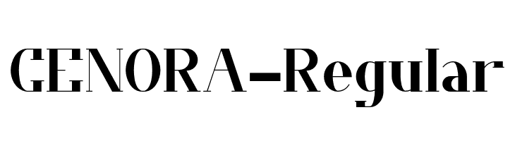 CENORA-Regular  免费字体下载