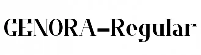 CENORA-Regular  フリーフォントのダウンロード