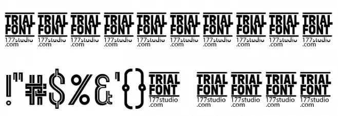 CENTERS SECTION DEMO Regular Font OTHER CHARS