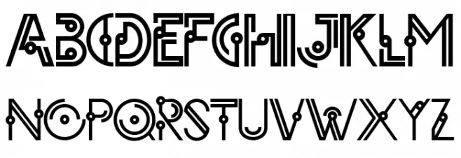 CENTERS SECTION DEMO Regular Font UPPERCASE