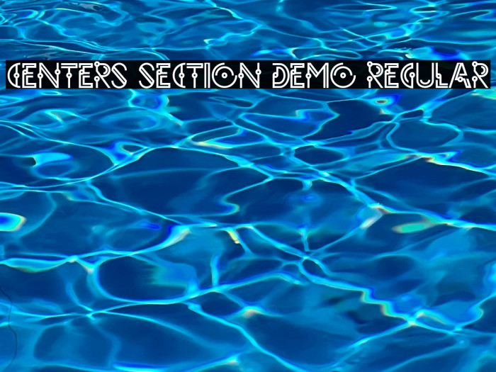 CENTERS SECTION DEMO Regular Example 2
