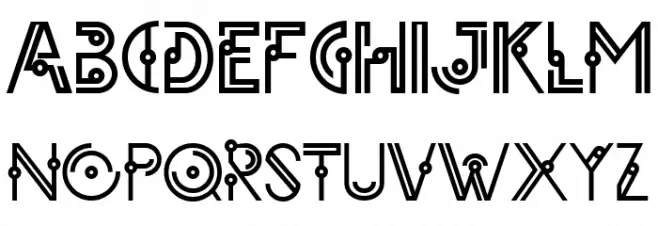 CENTERS SECTION DEMO Regular Font LOWERCASE