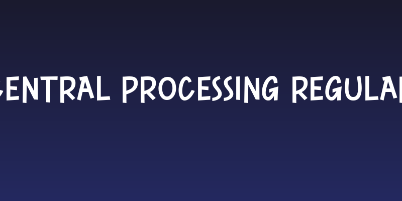 CENTRAL PROCESSING Regular Social Header