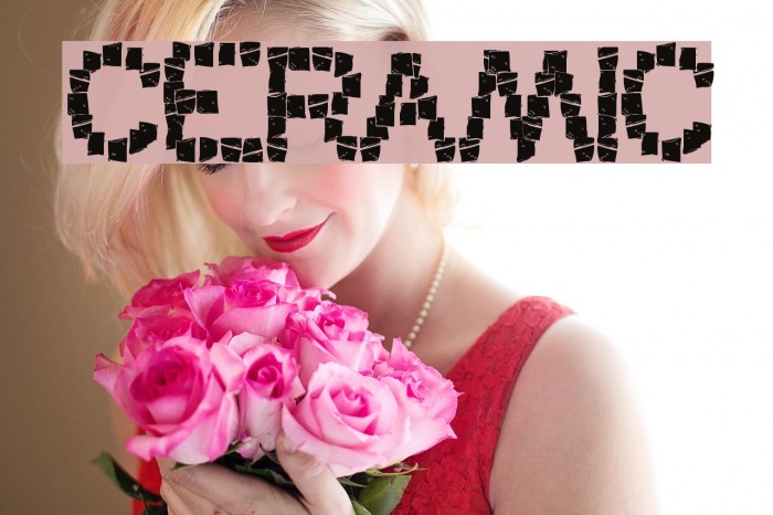 CERAMIC Font examples