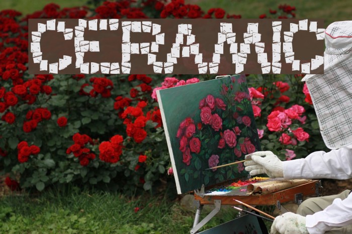 CERAMIC Font examples