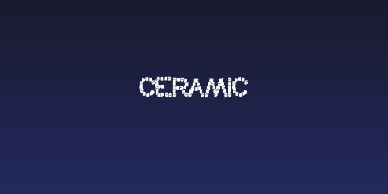 CERAMIC Social Header
