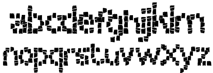 CERAMIC Font LOWERCASE