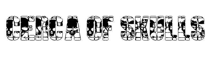 CERCA OF SKULLS  font caratteri gratis