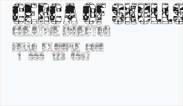 CERCA OF SKULLS Business Card