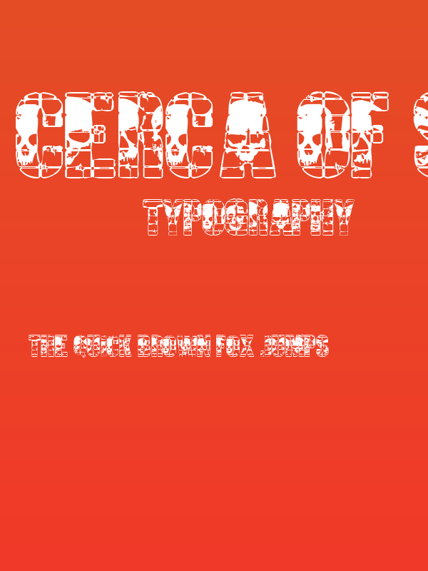 CERCA OF SKULLS Poster