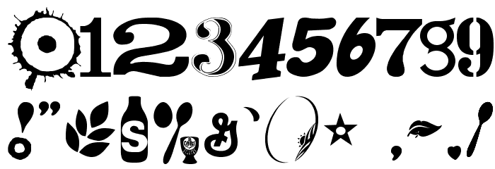 CEREALKILLERZ Font OTHER CHARS