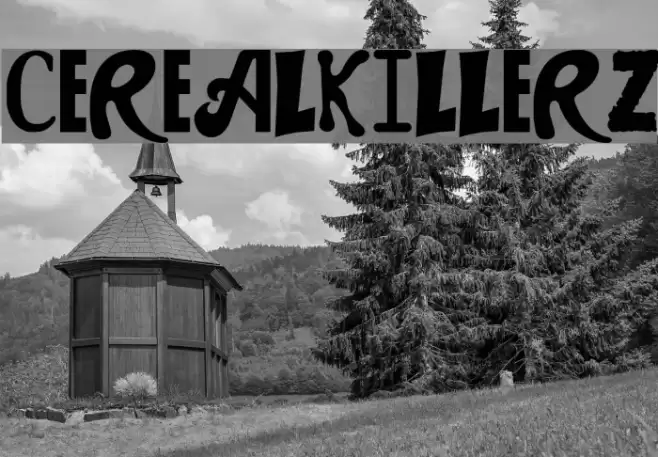 CEREALKILLERZ Font examples