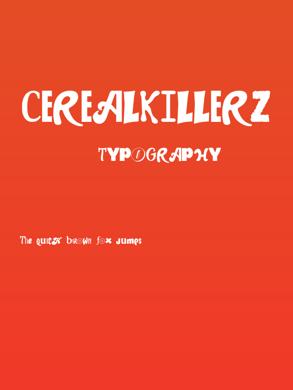 CEREALKILLERZ Poster