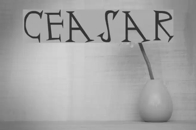 Ceasar Font examples