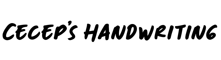 Cecep's Handwriting  Fuentes Gratis Descargar