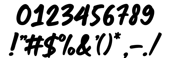 Cecep's Handwriting Font OTHER CHARS