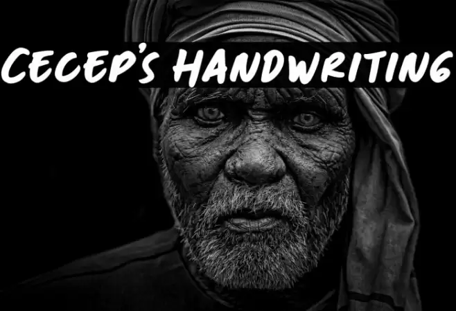 Cecep's Handwriting Font examples