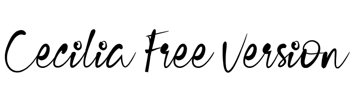 Cecilia Free Version  Descarca Fonturi Gratis