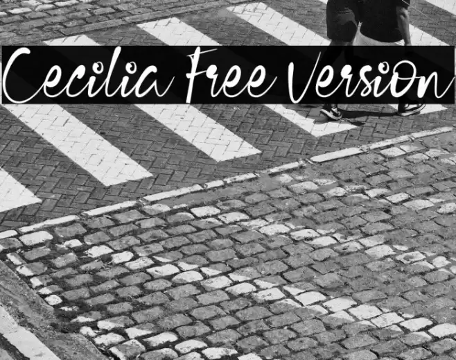 Cecilia Free Version Caratteri examples