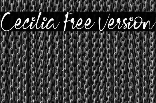 Cecilia Free Version Caratteri examples