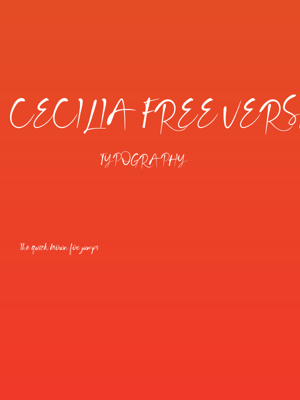 Cecilia Free Version Poster