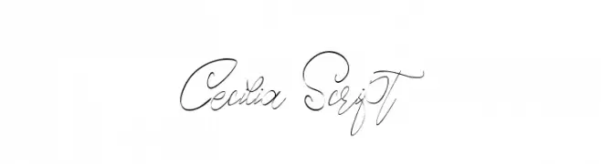 Cecilia Script  Скачать бесплатные шрифты