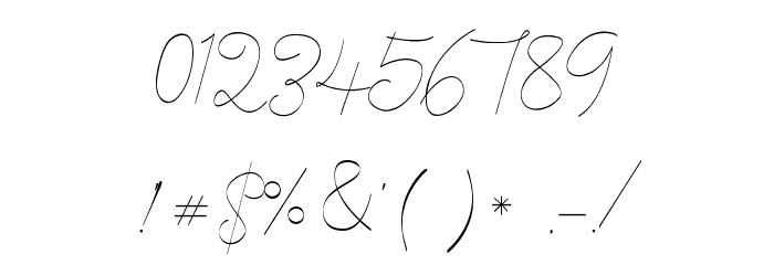 Cecilia Script Font OTHER CHARS