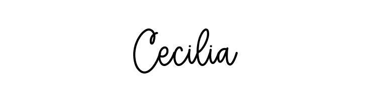 Cecilia  フリーフォントのダウンロード