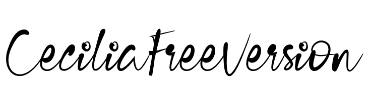 CeciliaFreeVersion  font caratteri gratis