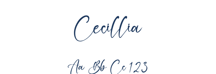 Cecillia Font Preview