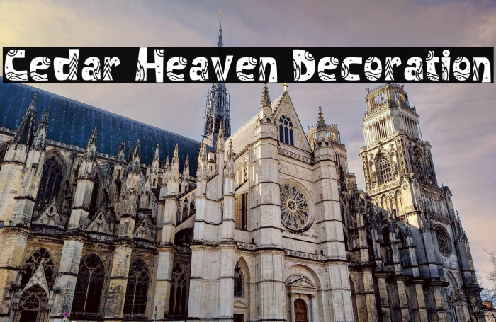Cedar Heaven Decoration Example 3