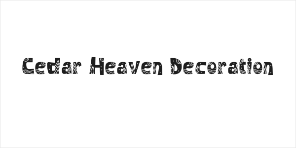 Cedar Heaven Decoration Logo