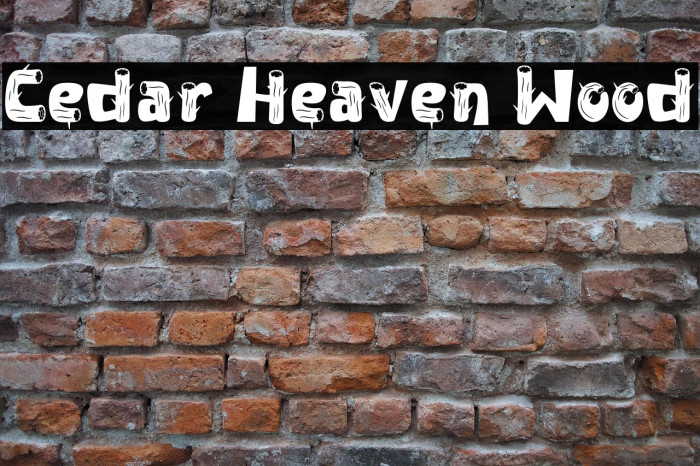 Cedar Heaven Wood Example 2