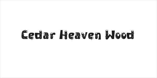Cedar Heaven Wood Logo