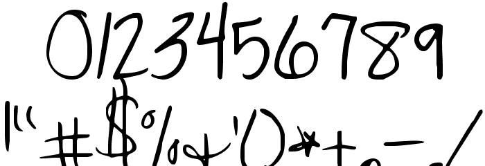 Cedarville Cursive Font OTHER CHARS