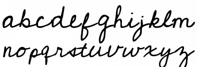 Cedarville Cursive Шрифта строчной