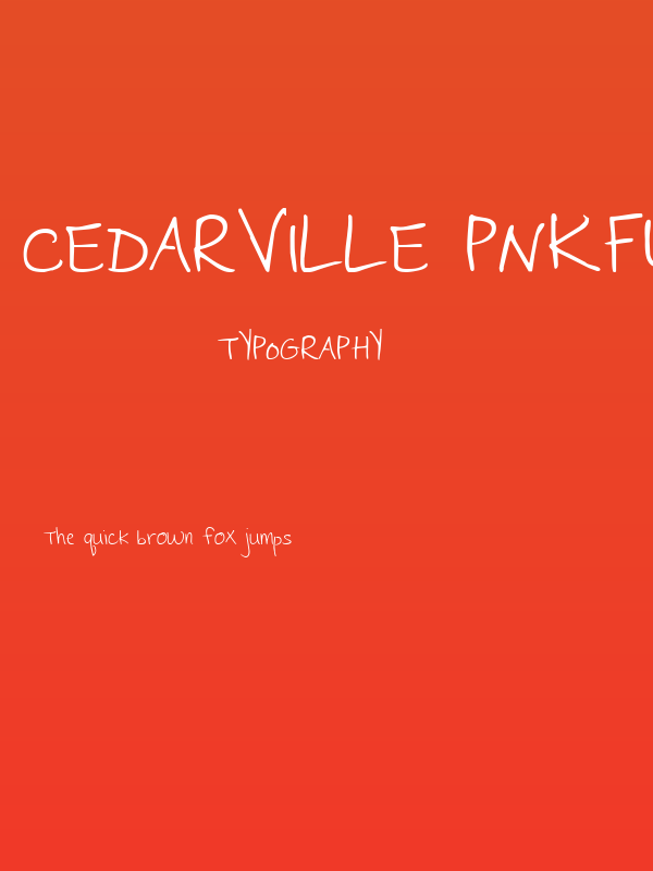 Cedarville Pnkfun 1 Print Poster