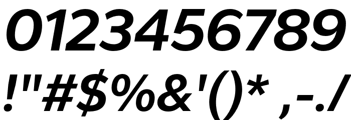 Cedora-BoldItalic Font OTHER CHARS