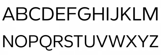 Cedora-Regular Schriftart Groß