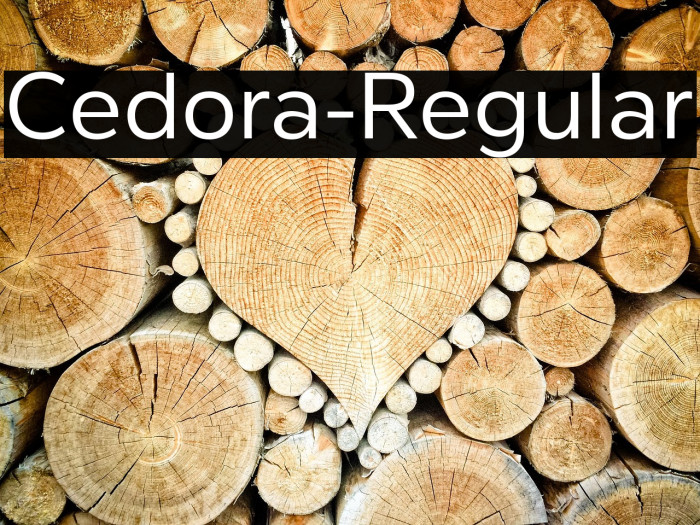 Cedora-Regular Example 1