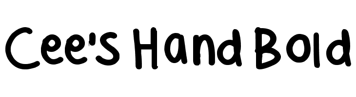 Cee's Hand Bold  नि: शुल्क फ़ॉन्ट्स डाउनलोड