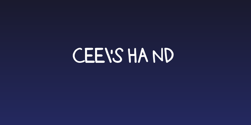 Cee's Hand Social Header