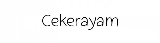 Cekerayam  Fuentes Gratis Descargar